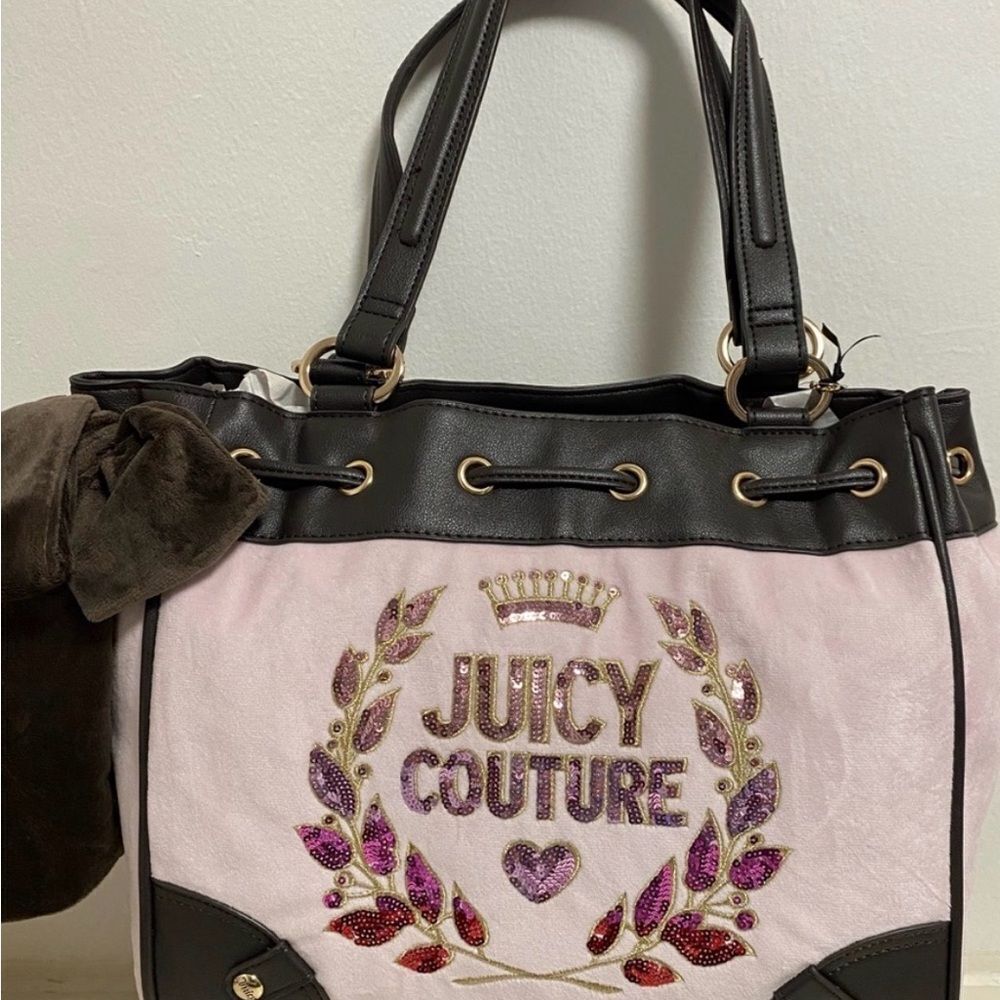 NEW JUICY COUTURE NEVER DIES TOTE BAG